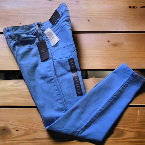 NWT NYDJ "CLARISSA ANKLE" Blue Not Your Daughters Jeans Size 10P - Picture 1 of 7